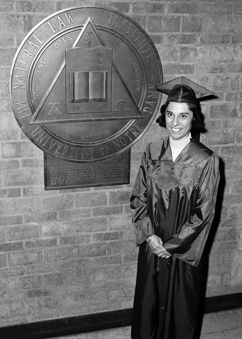 Graciela Gil Oviarez graduates - 1970